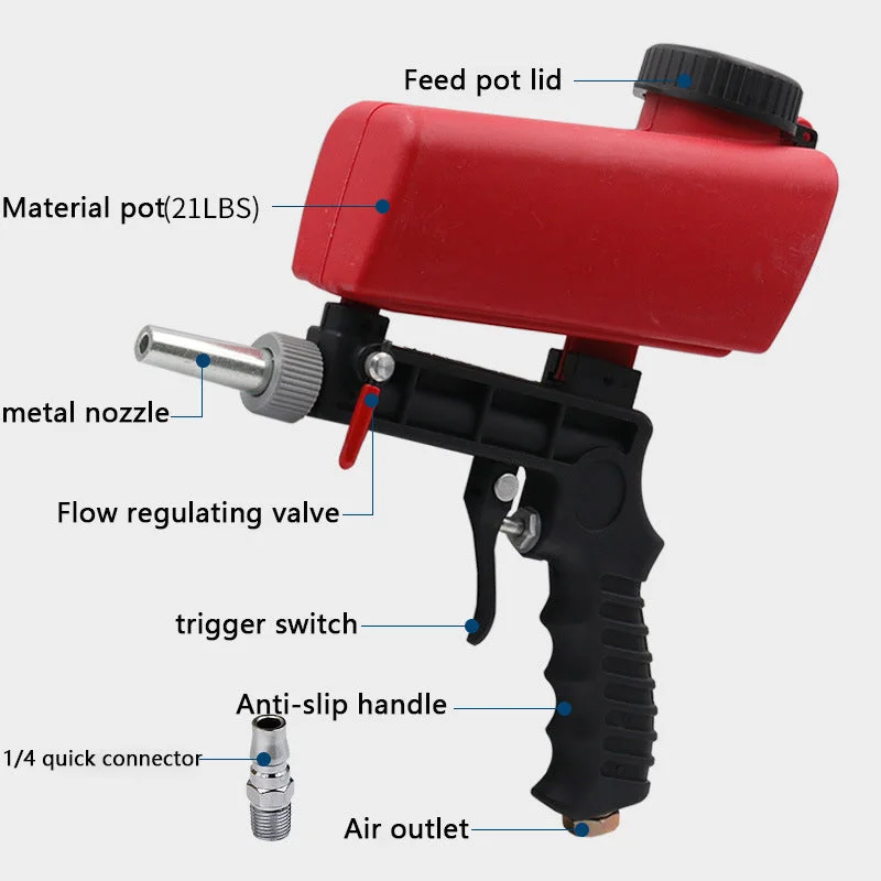 Stardex™ Portable Pneumatic Sandblasting Gun